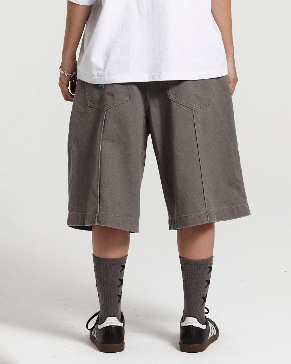 PINTUCK V2 SHORTS DUST GREY TWILL - COLD CULTURE