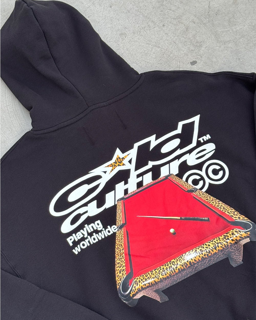PLAYING WORLDWIDE HOODIE BLACK - Cold Culture