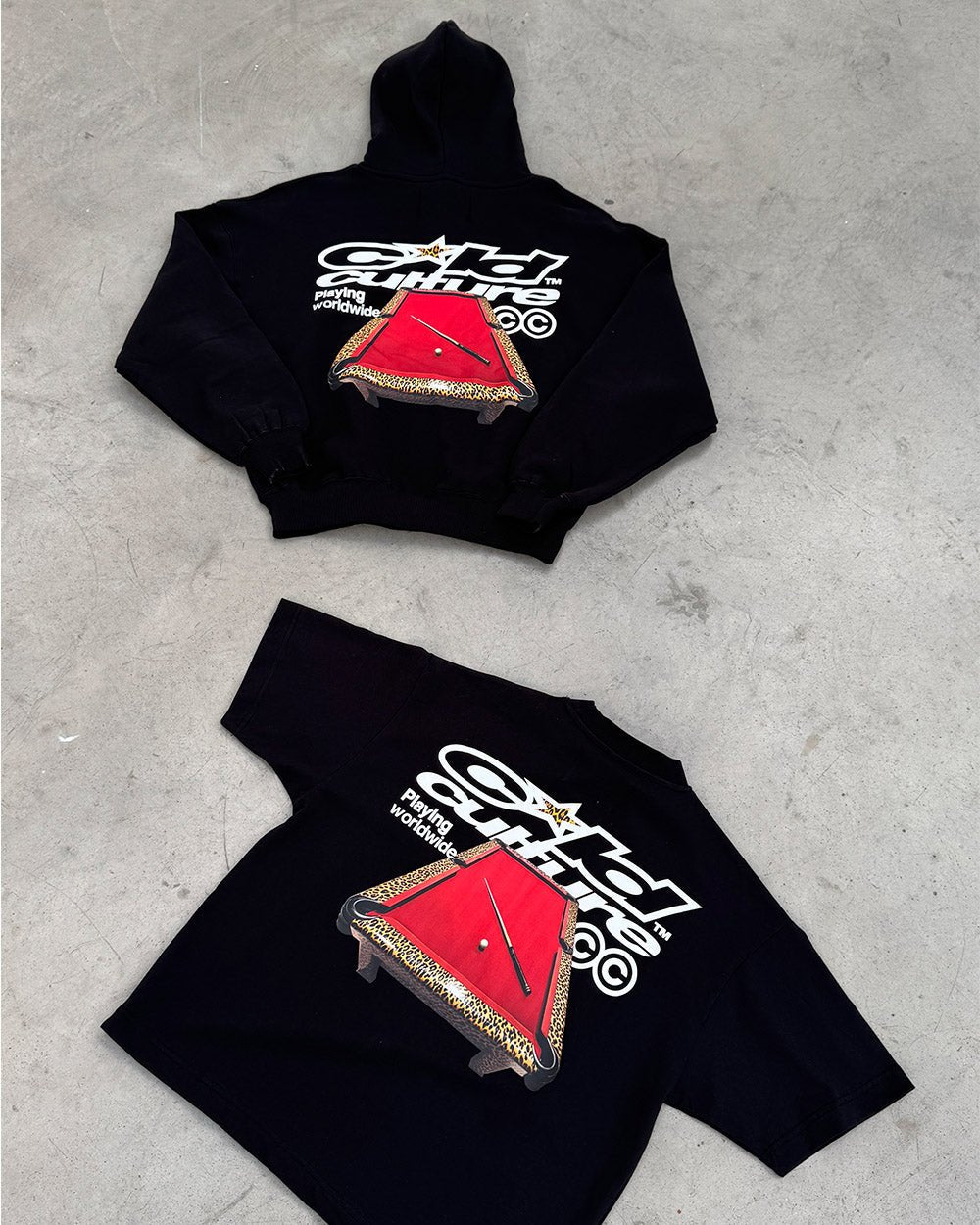 PLAYING WORLDWIDE TEE BLACK - Cold Culture