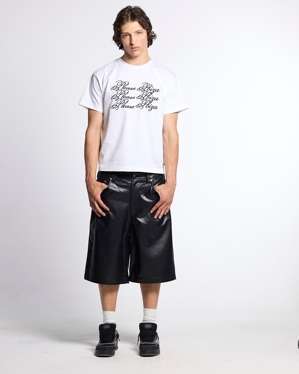 PLEASE IBIZA REGULAR TEE WHITE - Cold Culture