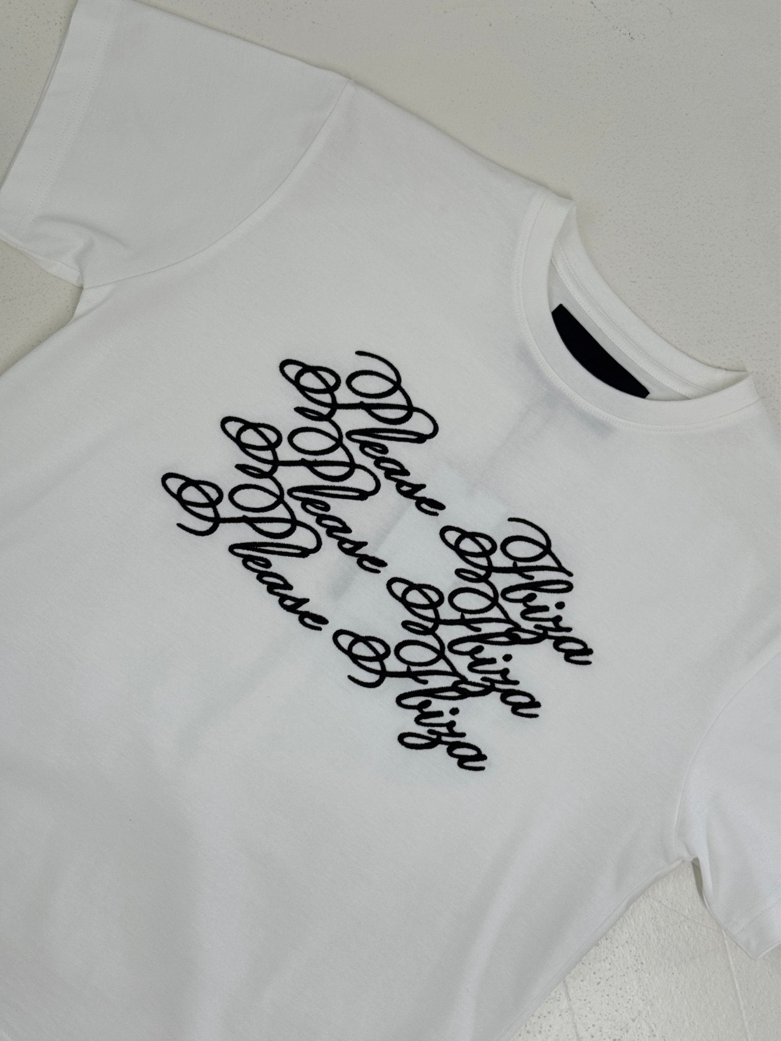 PLEASE IBIZA REGULAR TEE WHITE - Cold Culture