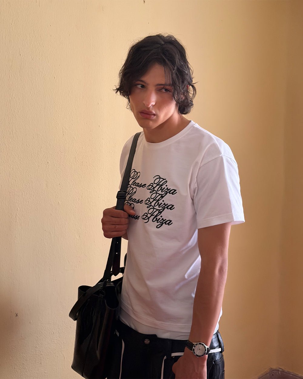 PLEASE IBIZA REGULAR TEE WHITE - Cold Culture