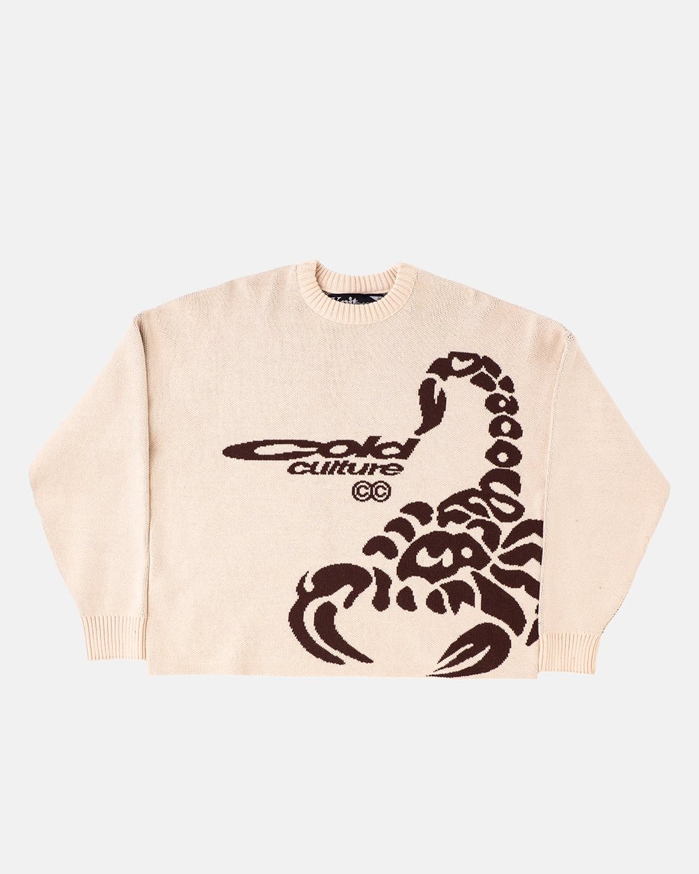 POISON KNIT CREAM AND BROWN - COLD CULTURE