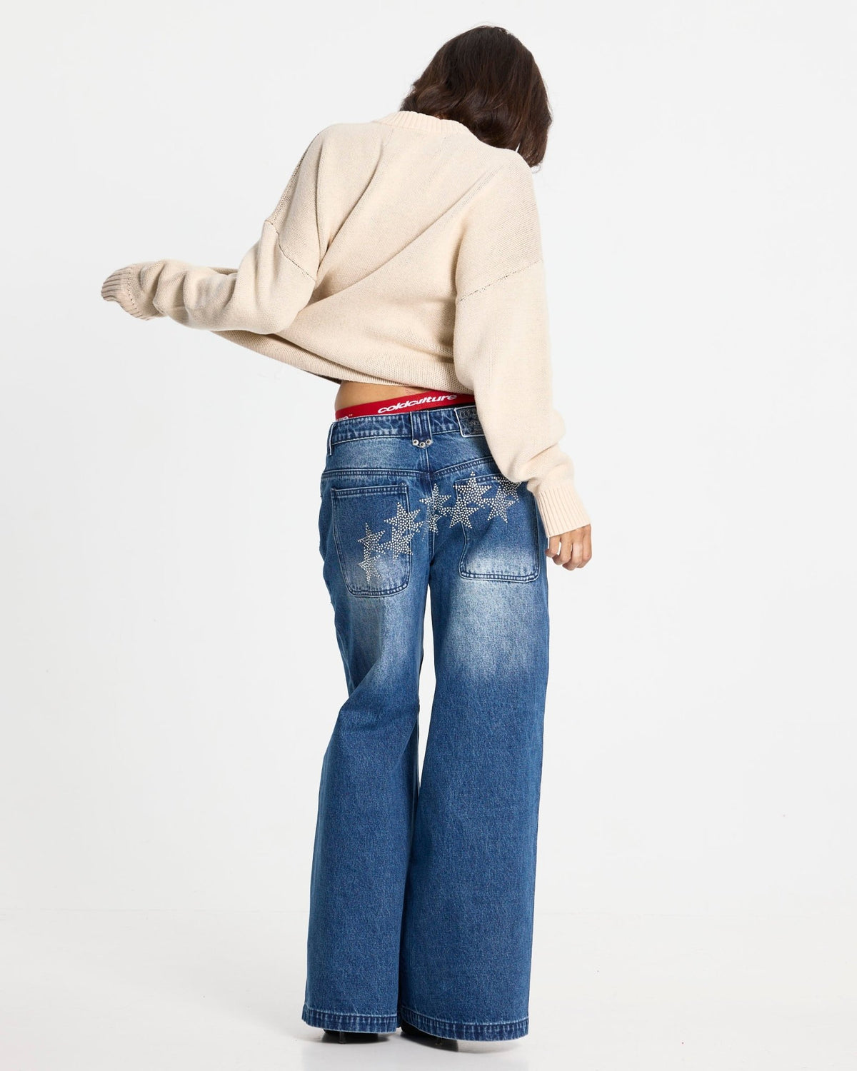 POISON KNIT CREAM AND BROWN - Cold Culture