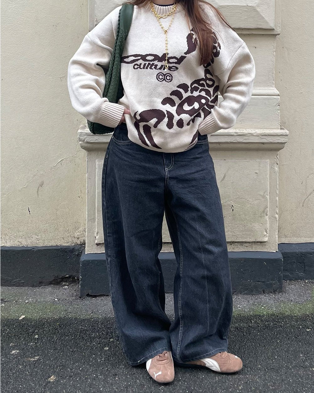 POISON KNIT CREAM AND BROWN - COLD CULTURE