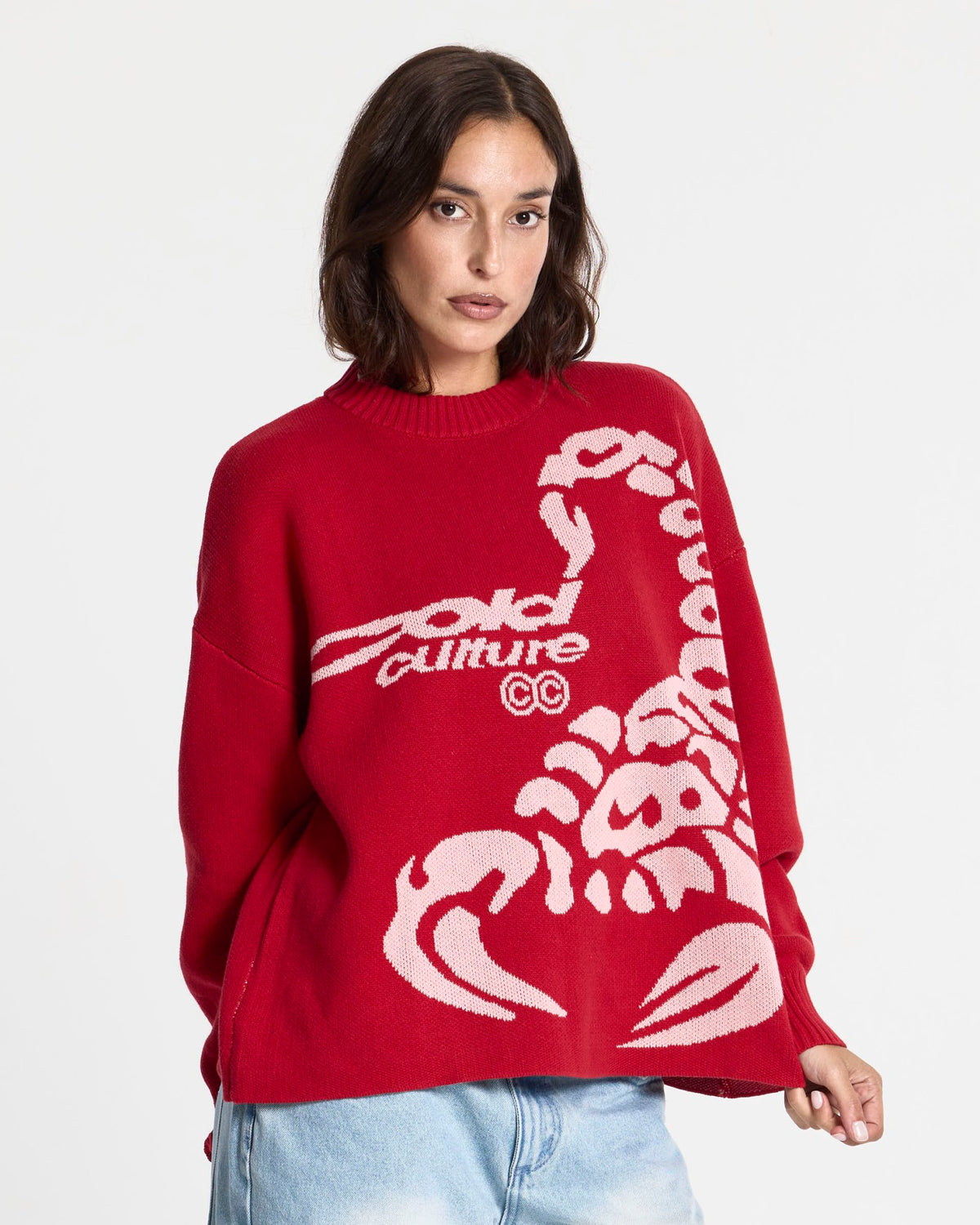 POISON KNIT RED AND SALMON - Cold Culture