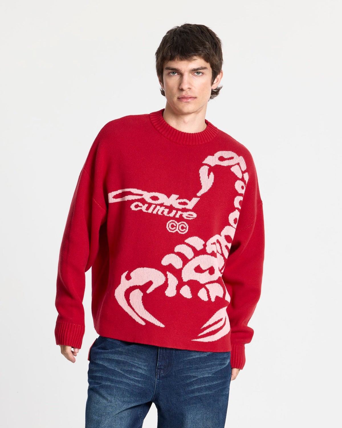 POISON KNIT RED AND SALMON - Cold Culture