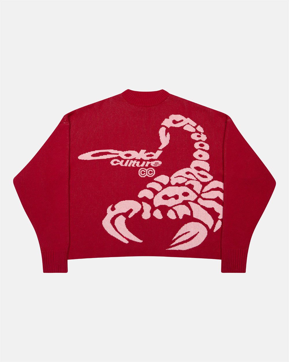 POISON KNIT RED AND SALMON - COLD CULTURE