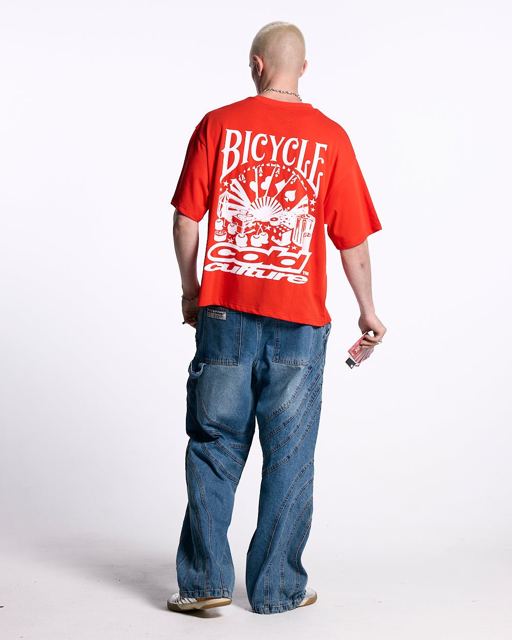 POKER BICYCLE TEE FIERY RED - COLD CULTURE