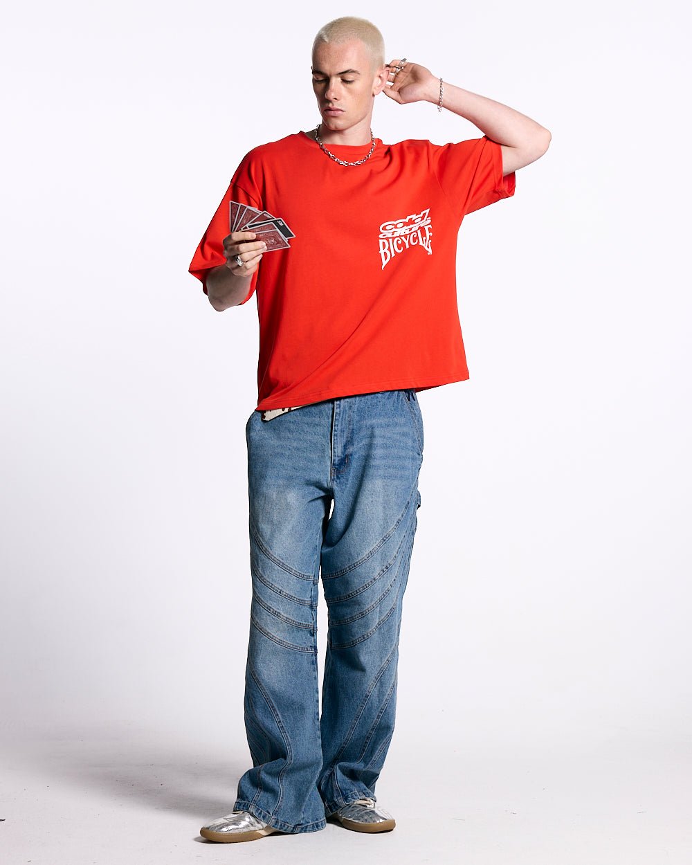 POKER BICYCLE TEE FIERY RED - COLD CULTURE