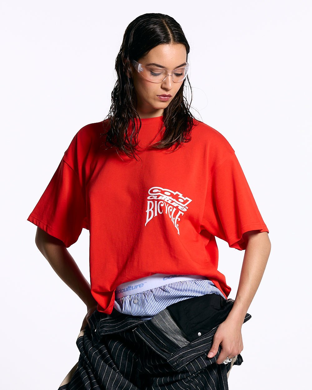POKER BICYCLE TEE FIERY RED - COLD CULTURE