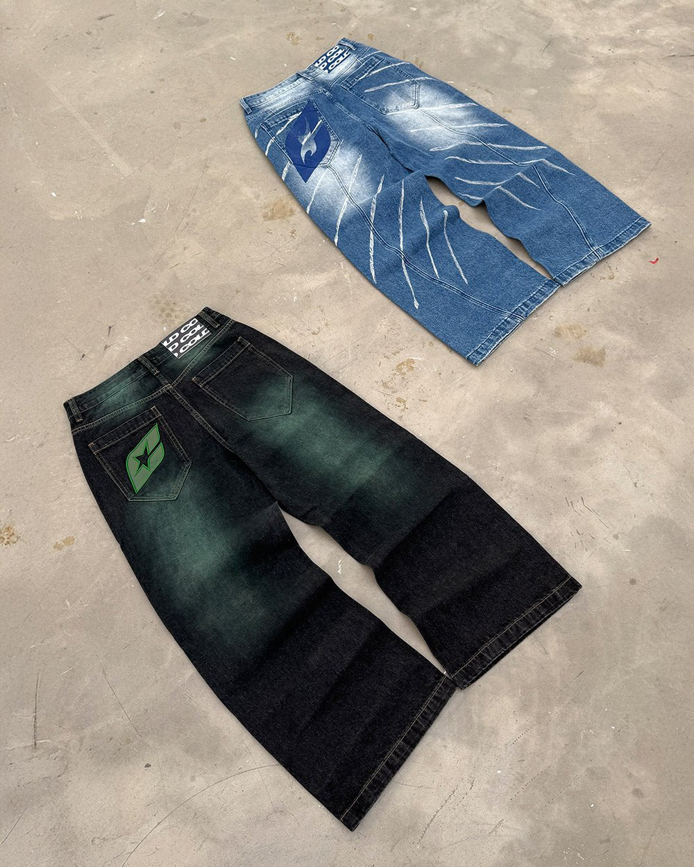 PRECIOUS V3 PANTS BLACK & GREEN - COLD CULTURE