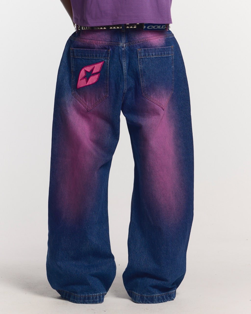 PRECIOUS V3 PANTS BLUE & PINK - COLD CULTURE