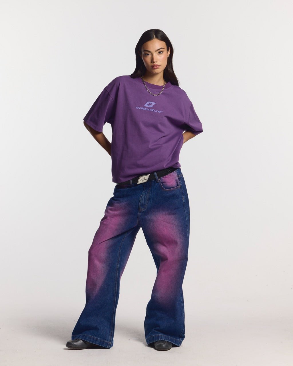 PRECIOUS V3 PANTS BLUE & PINK - COLD CULTURE