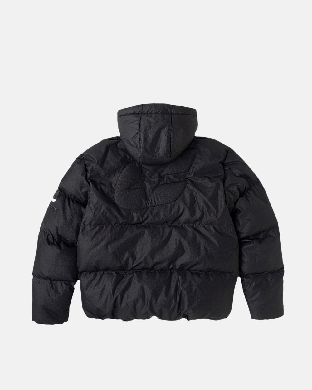 PUFFER JACKET RIPSTOP BLACK - COLD CULTURE