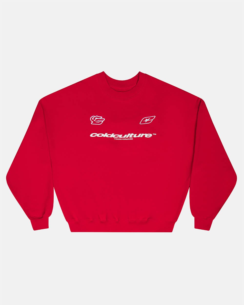 RACING CREWNECK RED - COLD CULTURE