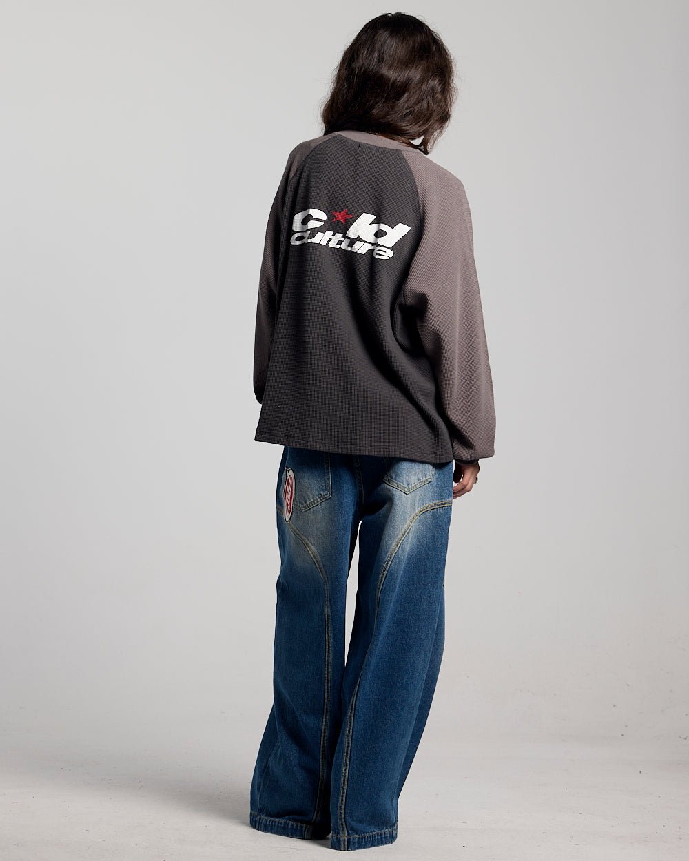 RANGLAN BICOLOR THERMAL LONGSLEEVE BLACK