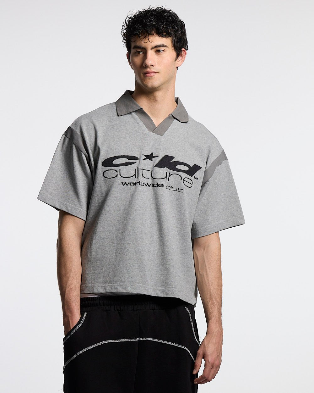 RAW CITY POLO GREY - Cold Culture