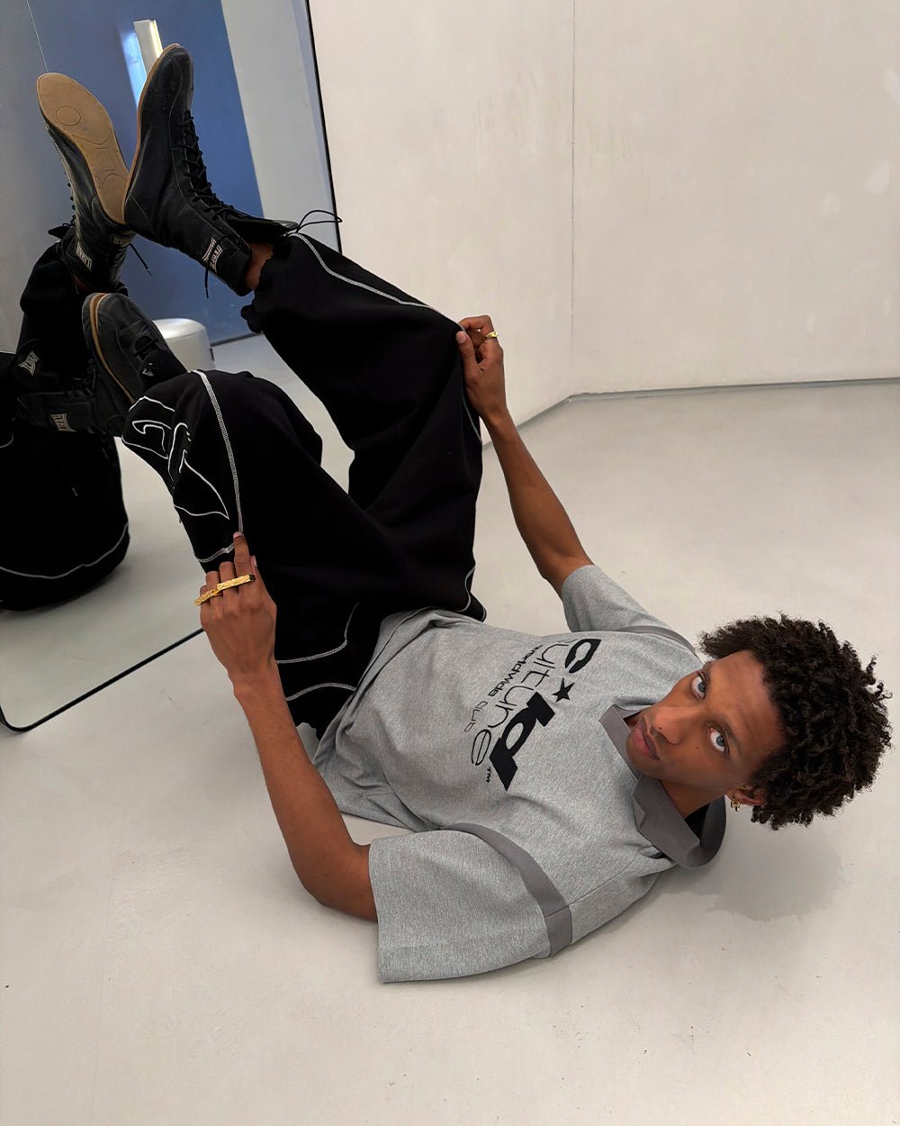 RAW CITY POLO GREY - Cold Culture