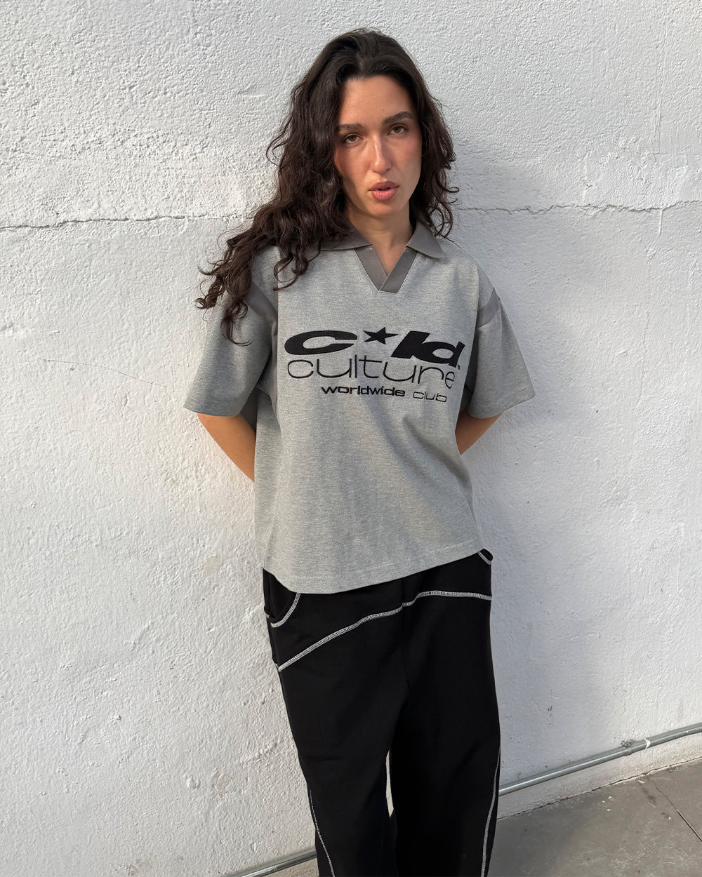 RAW CITY POLO GREY - Cold Culture