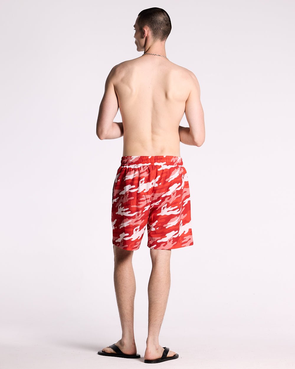 RED CAMO SWIM SHORT - COLD CULTURE