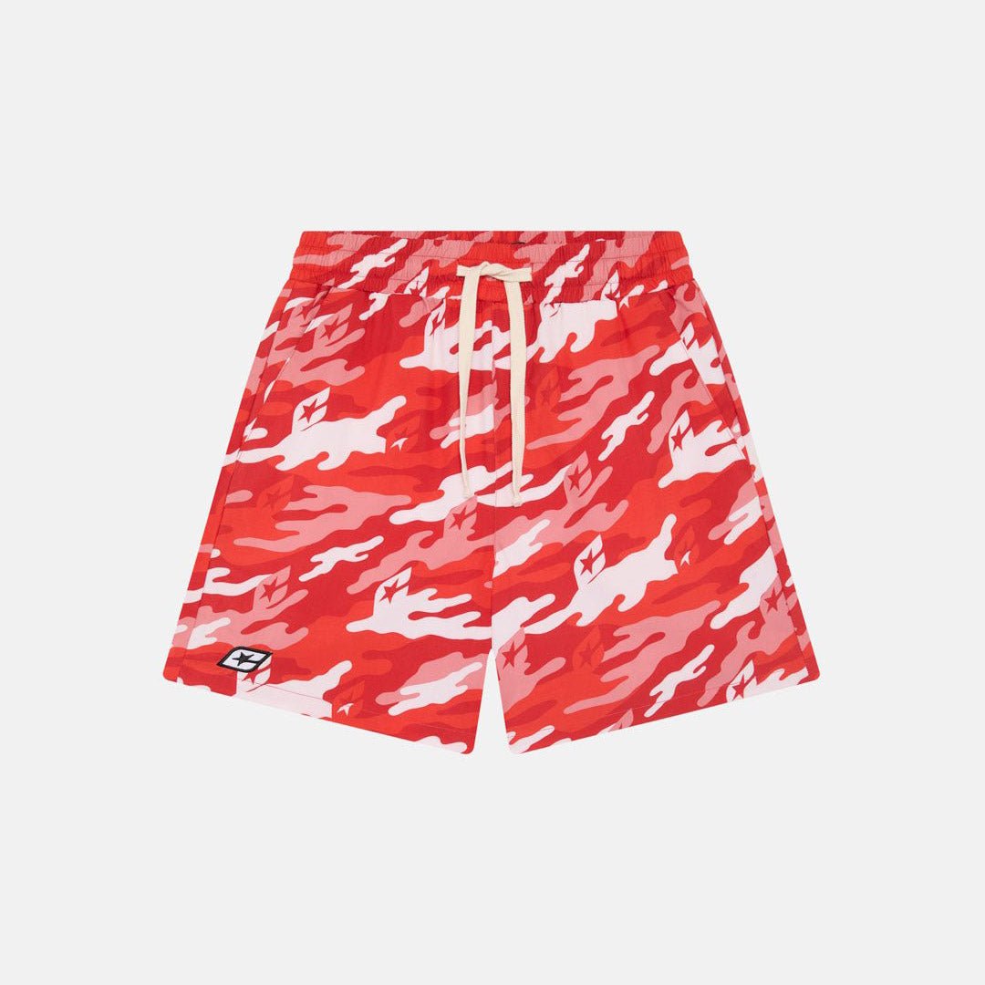 RED CAMO SWIM SHORT - Cold Culture