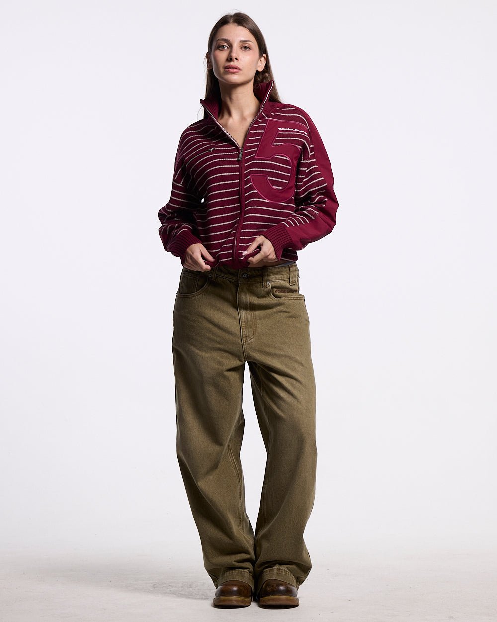 REDLINE KNIT BURGUNDY - Cold Culture