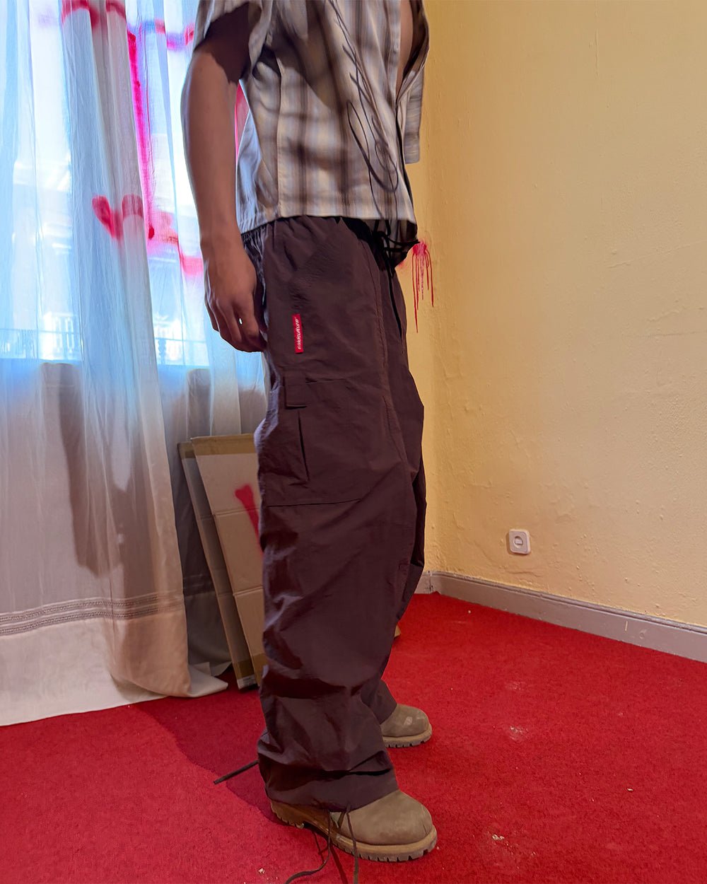 RESERVED CARGO PANTS BROWN - Cold Culture