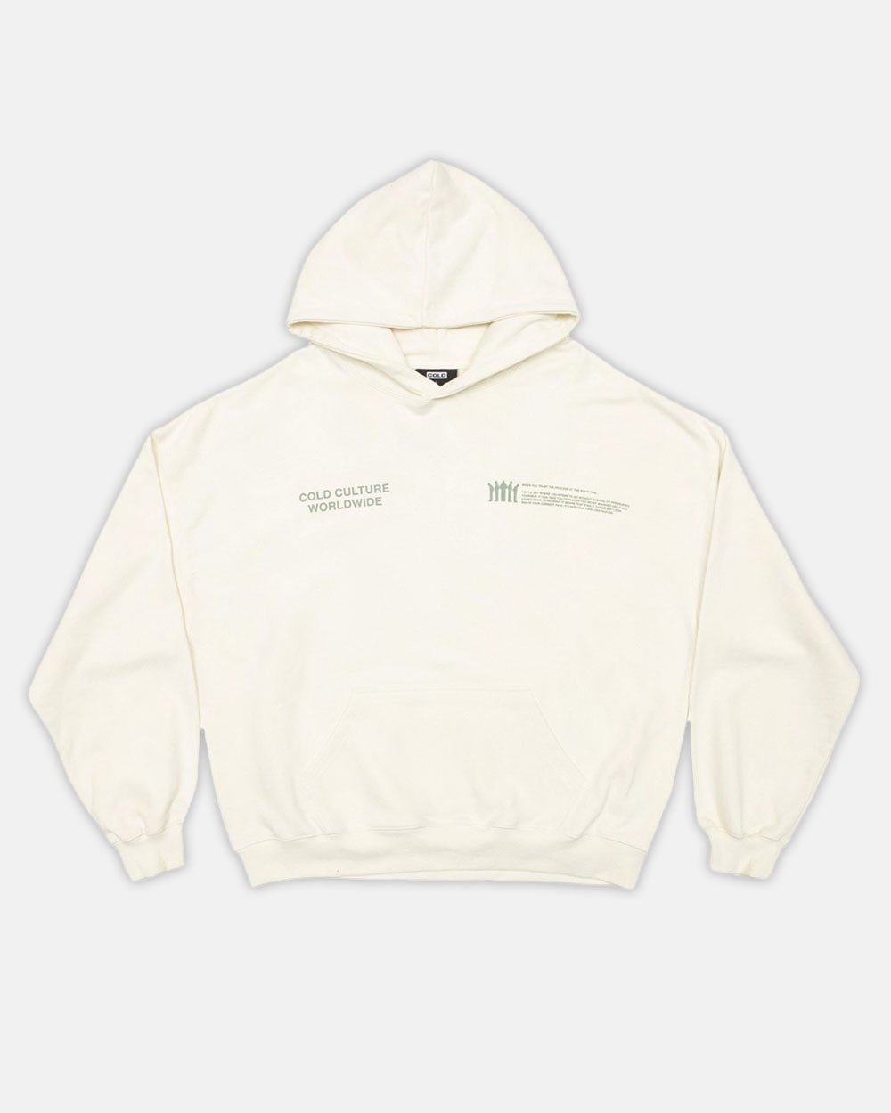 RESILIENCE HOODIE CREAM - COLD CULTURE