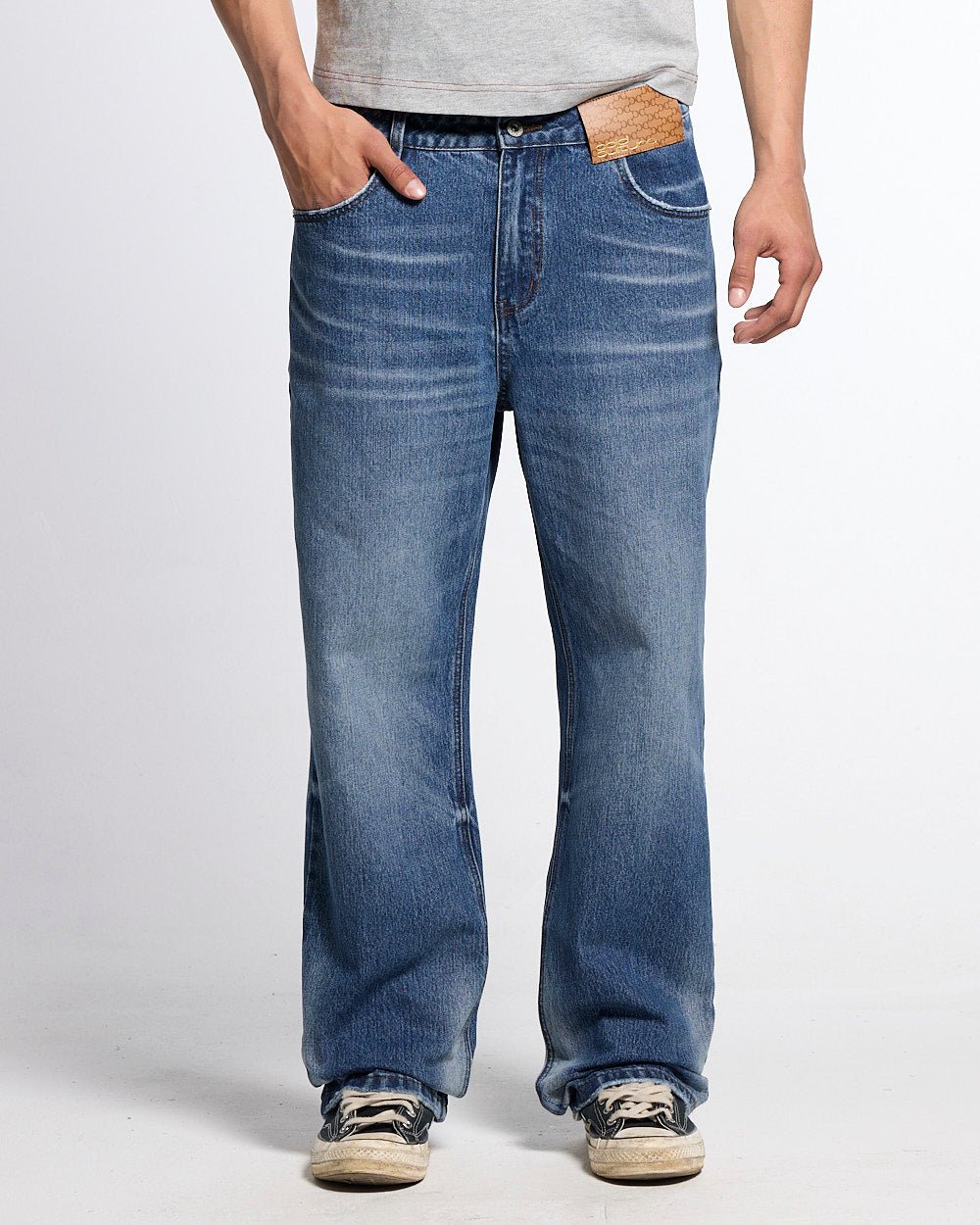 REVERSED V1 REGULAR PANTS MEDIUM DENIM - Cold Culture
