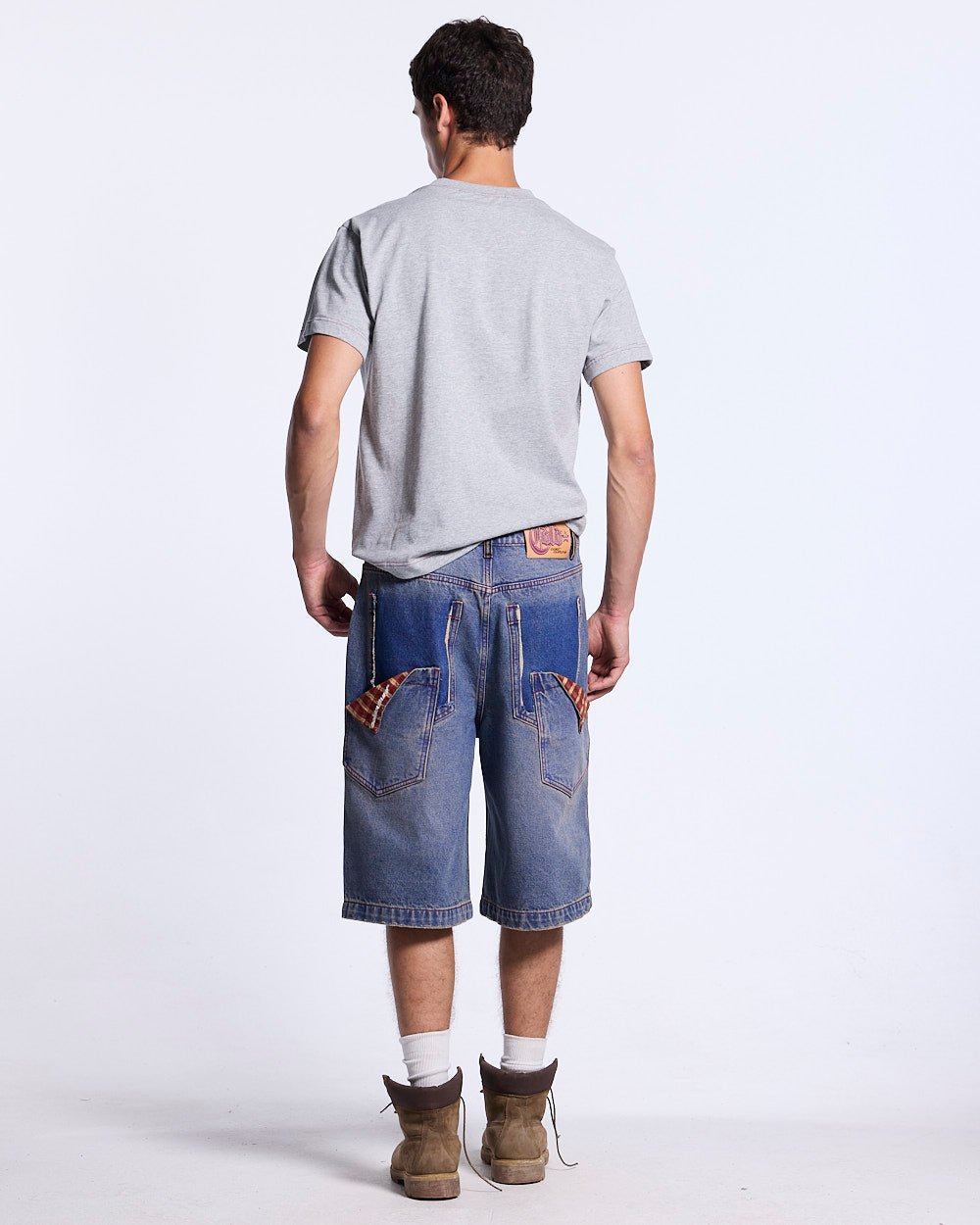 REVIVAL V2 SHORTS MEDIUM DENIM - Cold Culture