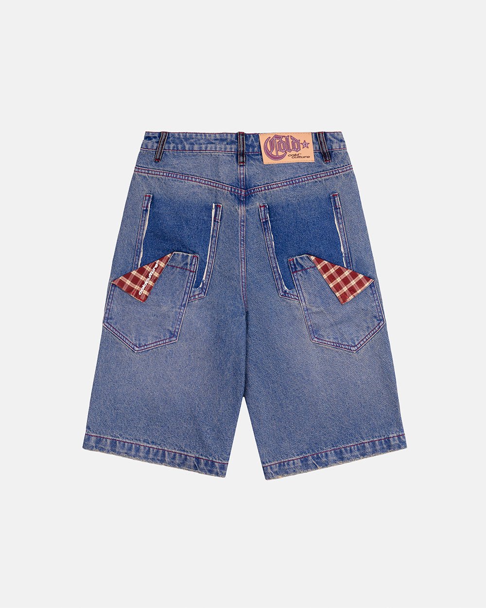 REVIVAL V2 SHORTS MEDIUM DENIM - Cold Culture
