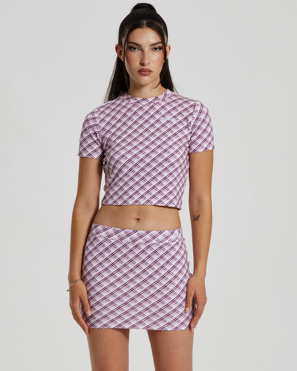 RHOMBUS SKIRT PINK - COLD CULTURE