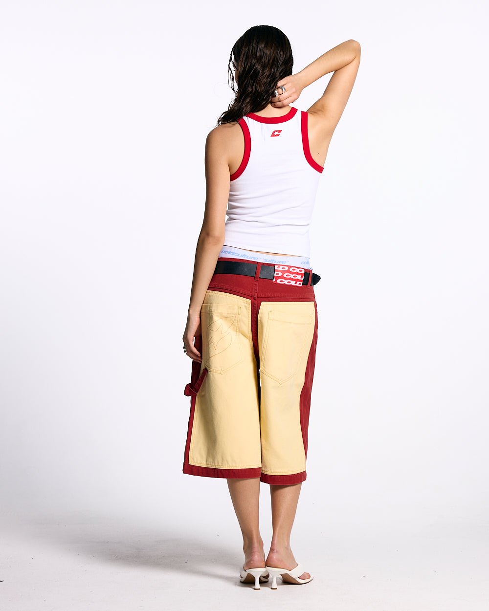 RIB TANK TOP WHITE - COLD CULTURE