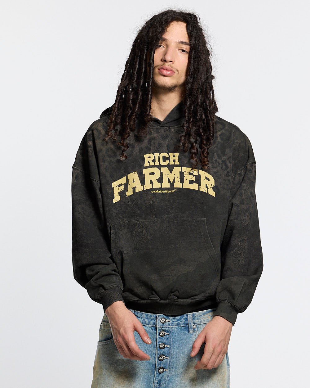 RICH FARMER HOODIE DARK GREY - Cold Culture