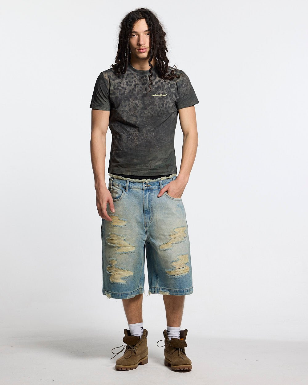 RICH FARMER TEE LEOPARD - Cold Culture