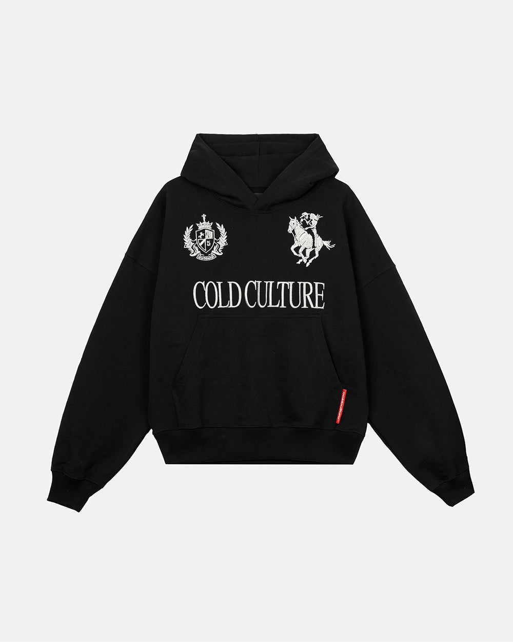 RIDING CLUB HOODIE BLACK - Cold Culture