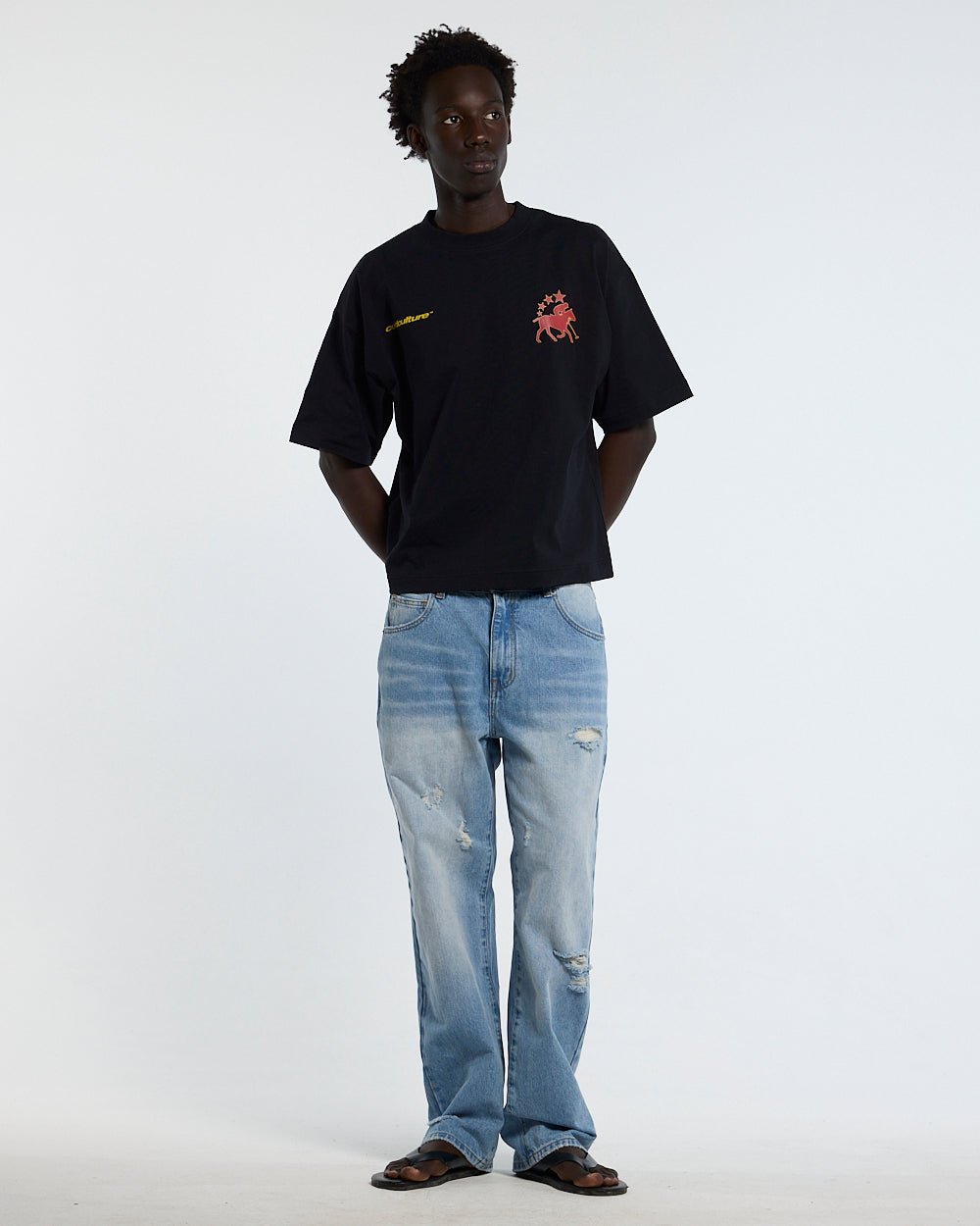 RIDING TEE BLACK - Cold Culture