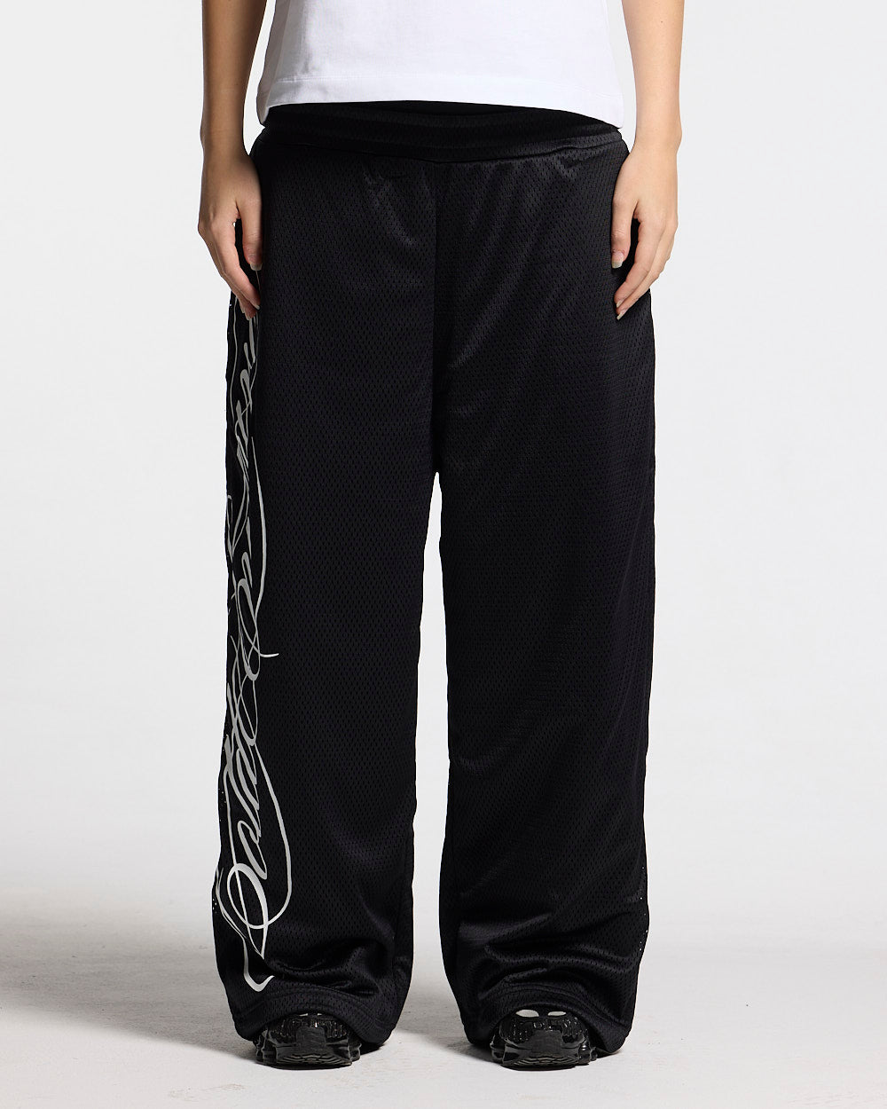 RIOT MESH SWEATPANTS BLACK - Cold Culture