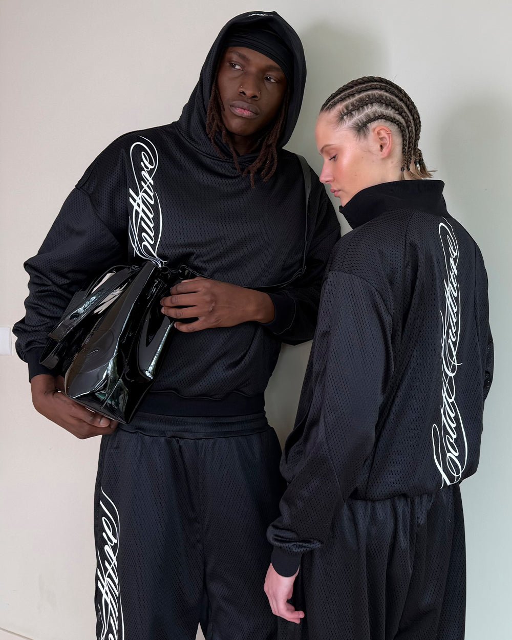 RIOT MESH HOODIE BLACK - Cold Culture