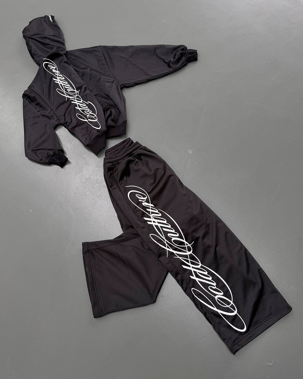 RIOT MESH HOODIE BLACK - Cold Culture