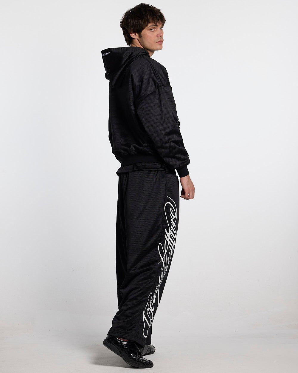 RIOT MESH HOODIE BLACK - Cold Culture