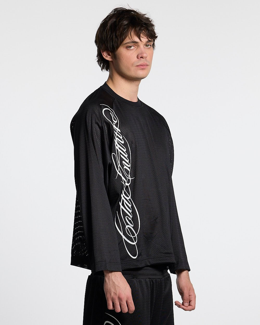 RIOT MESH LONGSLEEVE BLACK - Cold Culture