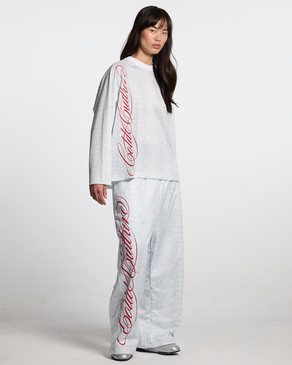 RIOT MESH LONGSLEEVE WHITE - Cold Culture