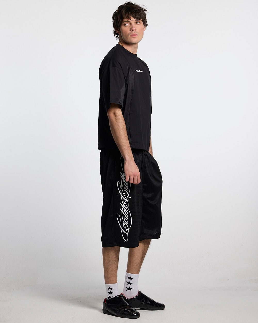 RIOT MESH SHORT BLACK - Cold Culture