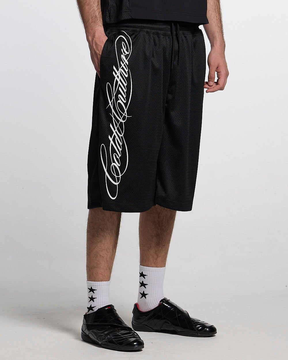RIOT MESH SHORT BLACK - Cold Culture