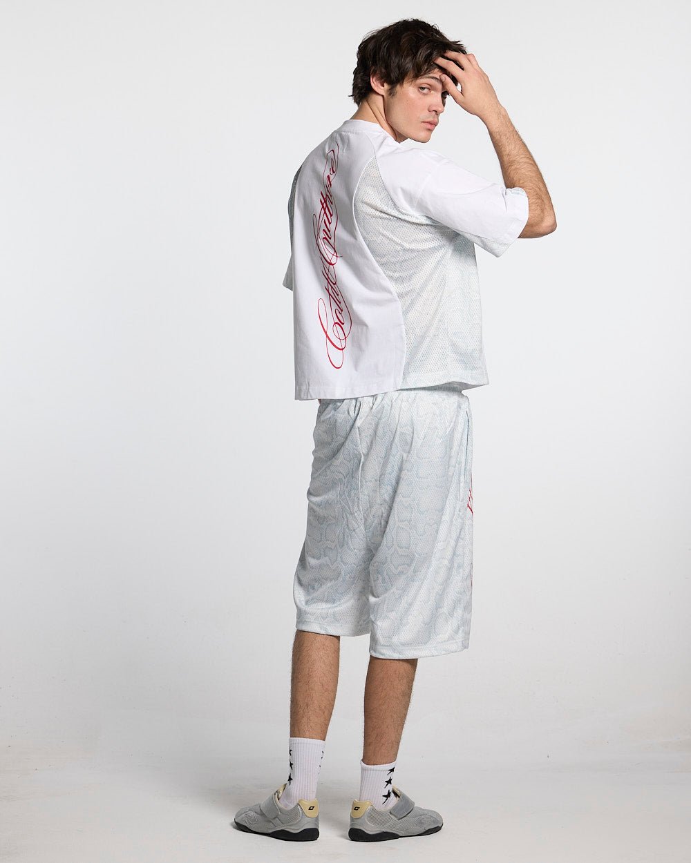 RIOT MESH SHORT WHITE - Cold Culture