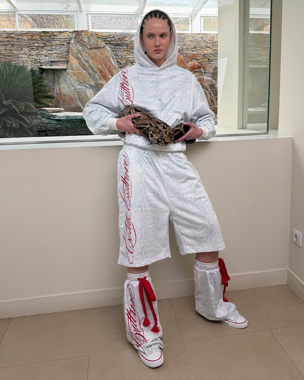 RIOT MESH SHORT WHITE - Cold Culture