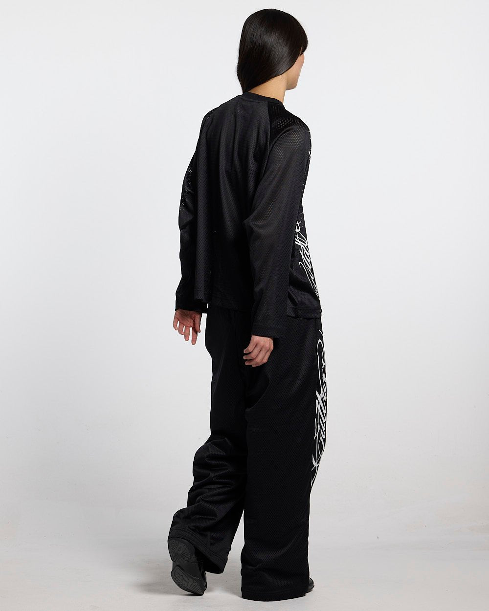 RIOT MESH SWEATPANTS BLACK - Cold Culture