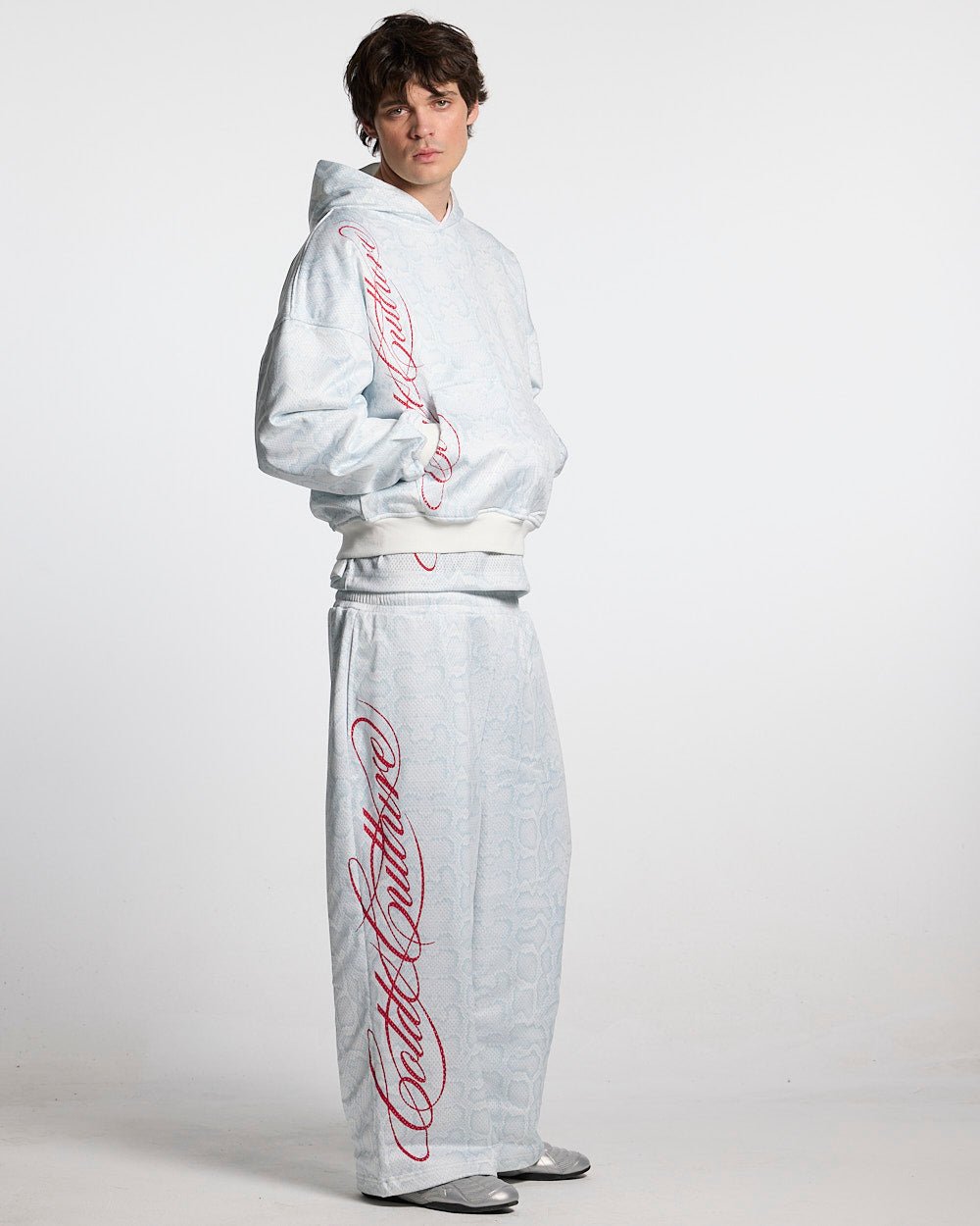 RIOT MESH SWEATPANTS WHITE - Cold Culture